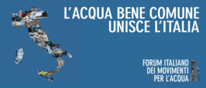 l'acqua bene comune unisce l'Italia
