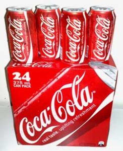 Coca-Cola (fonte Wikipedia, public domain)