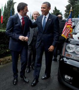 Obama e Renzi a Roma
