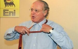 Scaroni, amministratore delegato di Eni, foto dal sito Altreconomia