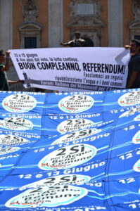 Buon compleanno referendum - foto Coordinamento Romano Acqua Pubblica