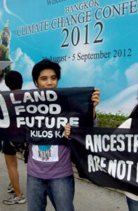 Proteste ai negoziati sul clima a Bangkok, foto Antonio Tricarico