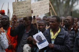 Marikana - manifestazione