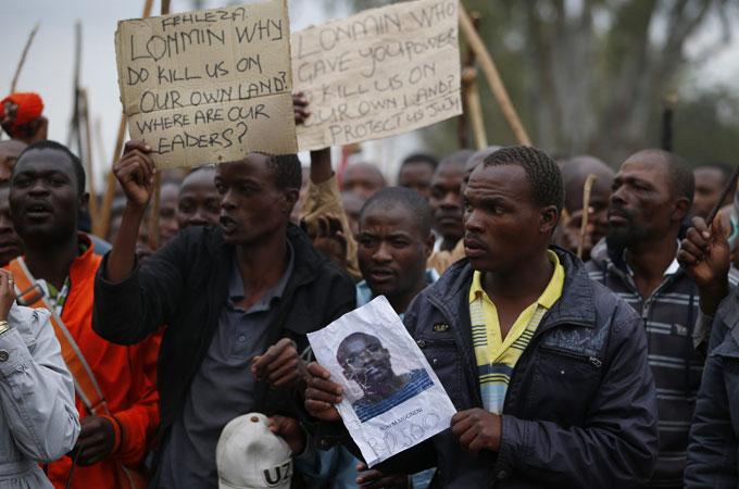 Marikana - manifestazione