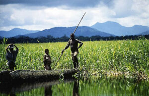 Pescatori in Papua Nuova Guinea