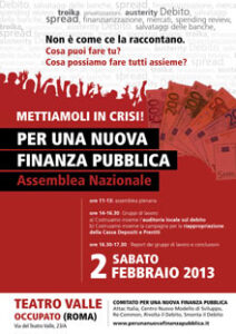 Manifesto 2 febbraio - Per una nuova finanza pubblica
