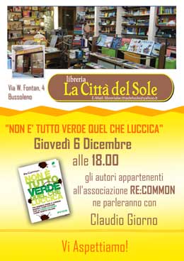 presentazione Non è tutto verde quel che luccica" a Bussoleno